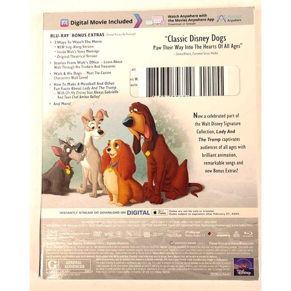 Disney Blu-Ray DVD Bundle: Ice Age Adventures Disney Princesses Lady & The Tramp - Picture 7 of 7
